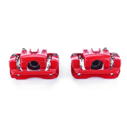 PowerStop Power Stop 07-10 Hyundai Elantra Rear Red Calipers w/Brackets - Pair