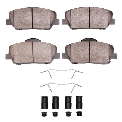 R1 Concepts R1 10-16 Hyundai Genesis Coupe Front Performance Sport Pads & Hardware Kit