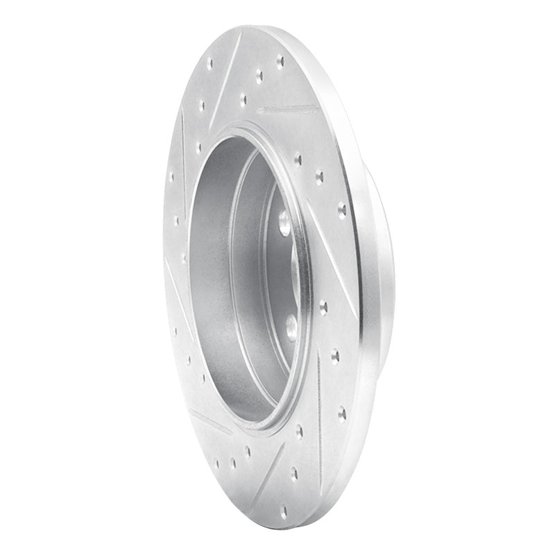 R1 Concepts R1 91-99 Mercedes-Benz S350 Rear Right Drilled & Slotted Silver Brake Rotor