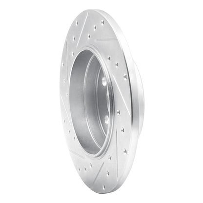 R1 Concepts R1 91-99 Mercedes-Benz S350 Rear Right Drilled & Slotted Silver Brake Rotor