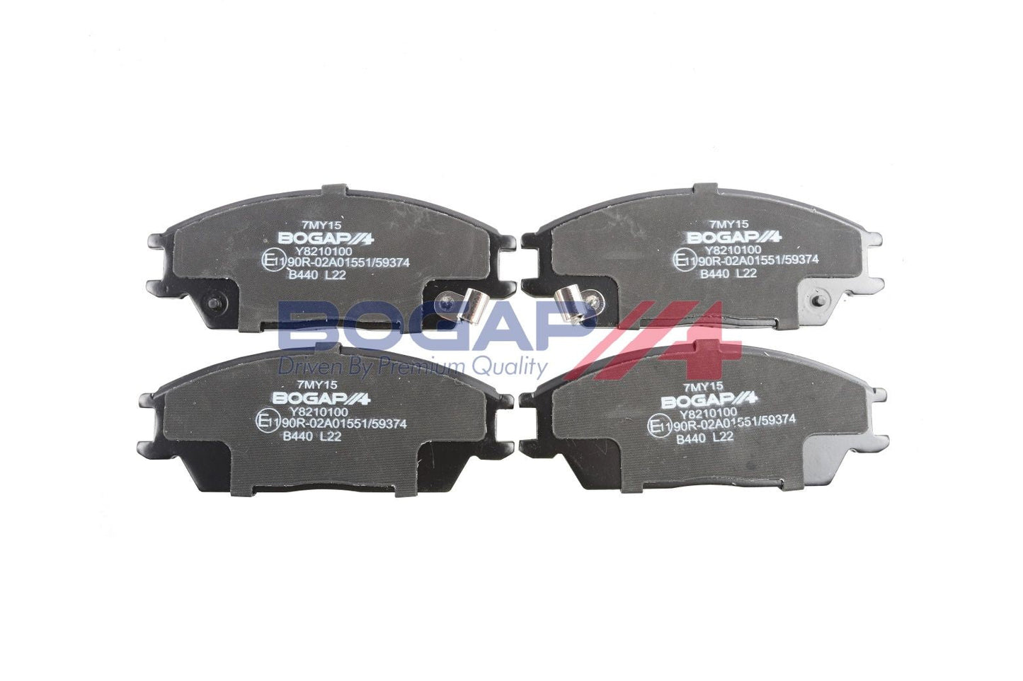 BOGAP Y8210100 Brake Pad Set, Disc Brake
