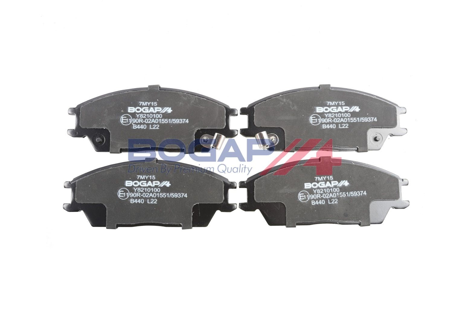 BOGAP Y8210100 Brake Pad Set, Disc Brake