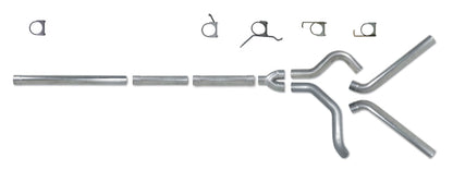 Diamond Eye Performance Diamond Eye KIT 4in Catback MFLR RPLCMENT PIPE DUAL AL: 2004.5-2007.5 DODGE CUMMINS 600