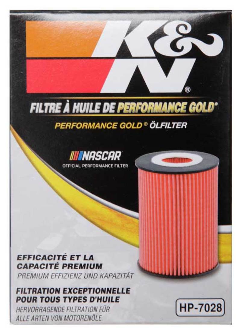 K&N Engineering K&N Performance Oil Filter for 2010+ Mercedes Benz GLE350D 3.0L V6 DSL 2.75in OD x 3.625in H