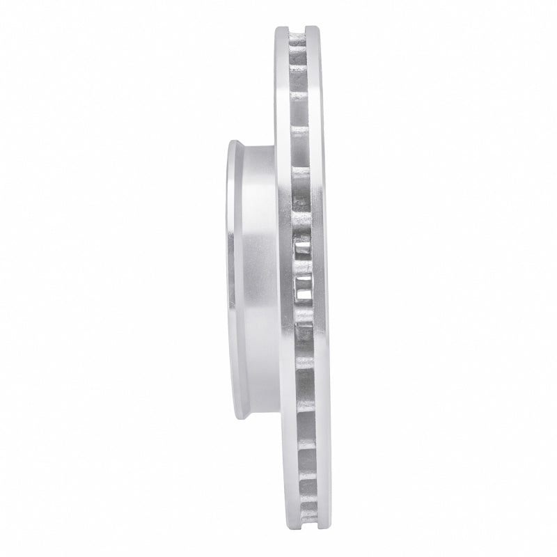 R1 Concepts R1 06-12 Dodge Attitude (Mexico) Front Right Drilled & Slotted Silver Brake Rotor