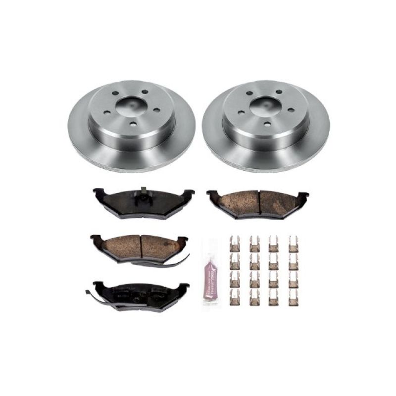 PowerStop Power Stop 92-95 Ford Crown Victoria Rear Autospecialty Brake Kit
