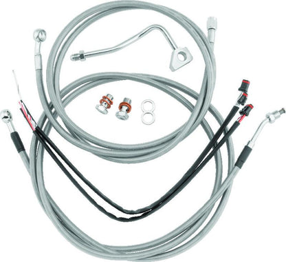 Burly Brand Control Kit 13in ABS - Stainless Steel