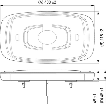 Hella L/Bar Mini 16In Led (Mv Mag Amb/Wht)