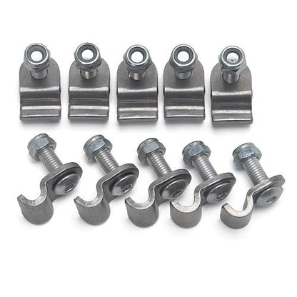 Russell Performance Billet 3/16in Tubing Clamp Natural Finish (12 pcs.)