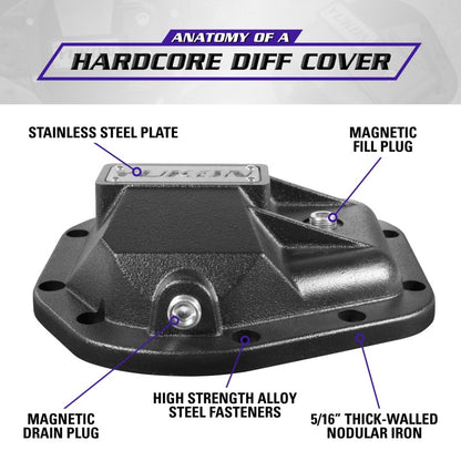 Yukon Gear & Axle Yukon Gear Hardcore Diff Cover for Dana 50/60/70