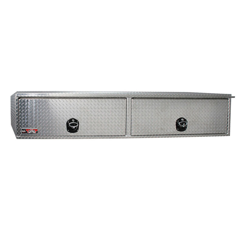Westin/Brute High Cap HD Top Sider 16in x 88in w/flip up Doors - Aluminum