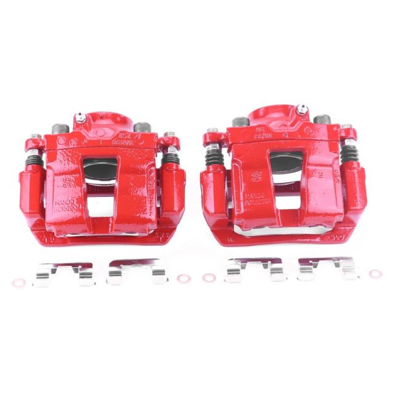 PowerStop Power Stop 11-15 Hyundai Sonata Front Red Calipers w/Brackets - Pair