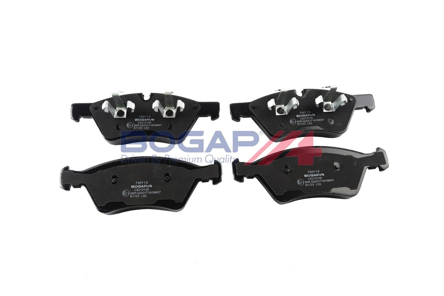 BOGAP C8210106 Brake Pad Set, Disc Brake