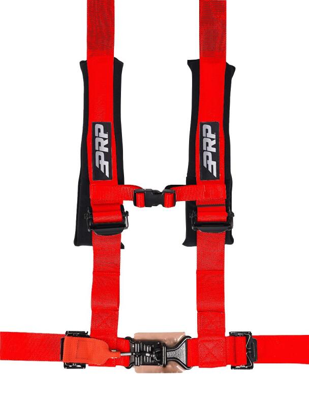 PRP Seats PRP 4.2 Harness with Latch / Link Lap Belt- Red
