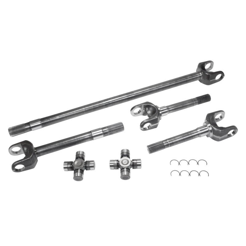 Yukon Gear & Axle USA Standard 4340 Chrome-Moly Replacement Axle Kit For 79-93 Dodge Dana 60 Front / 30 Spline
