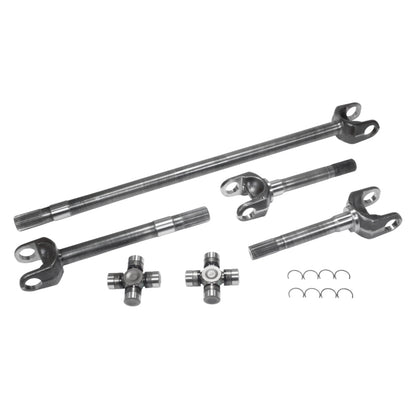 Yukon Gear & Axle USA Standard 4340 Chrome-Moly Replacement Axle Kit For 79-93 Dodge Dana 60 Front / 30 Spline