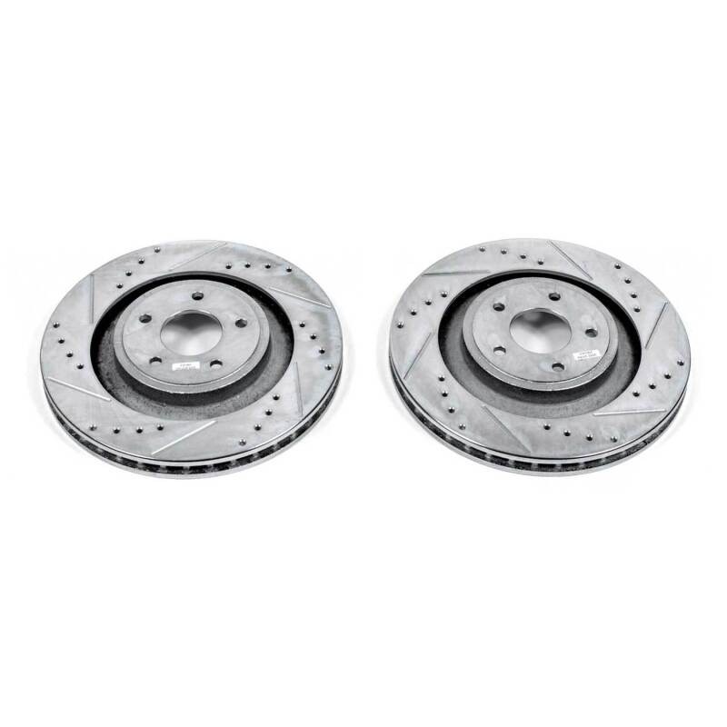 PowerStop Power Stop 13-14 Chrysler 200 Front Evolution Drilled & Slotted Rotors - Pair