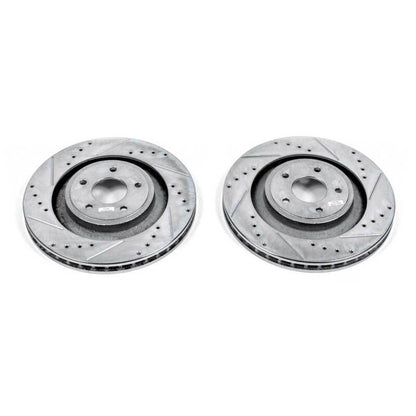 PowerStop Power Stop 13-14 Chrysler 200 Front Evolution Drilled & Slotted Rotors - Pair
