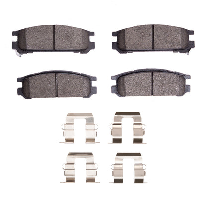 R1 Concepts R1 90-99 Subaru Impreza Rear Optimum OE Brake Pads & Hardware Kit