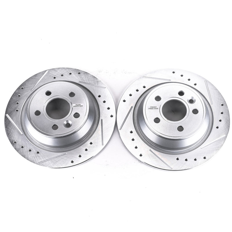 PowerStop Power Stop 12-15 Land Rover Range Rover Evoque Rear Evolution Drilled & Slotted Rotors - Pair