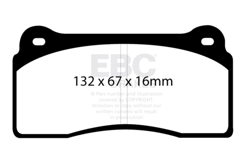 EBC Racing 99-03 Aston Martin DB7 5.9L SR-11 Sintered Race Front/Rear Brake Pads