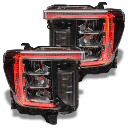 ORACLE Lighting Oracle 20-21 GMC Sierra 2500/3500 HD RGB+W Headlight DRL Upgrade Kit - ColorSHIFT 2