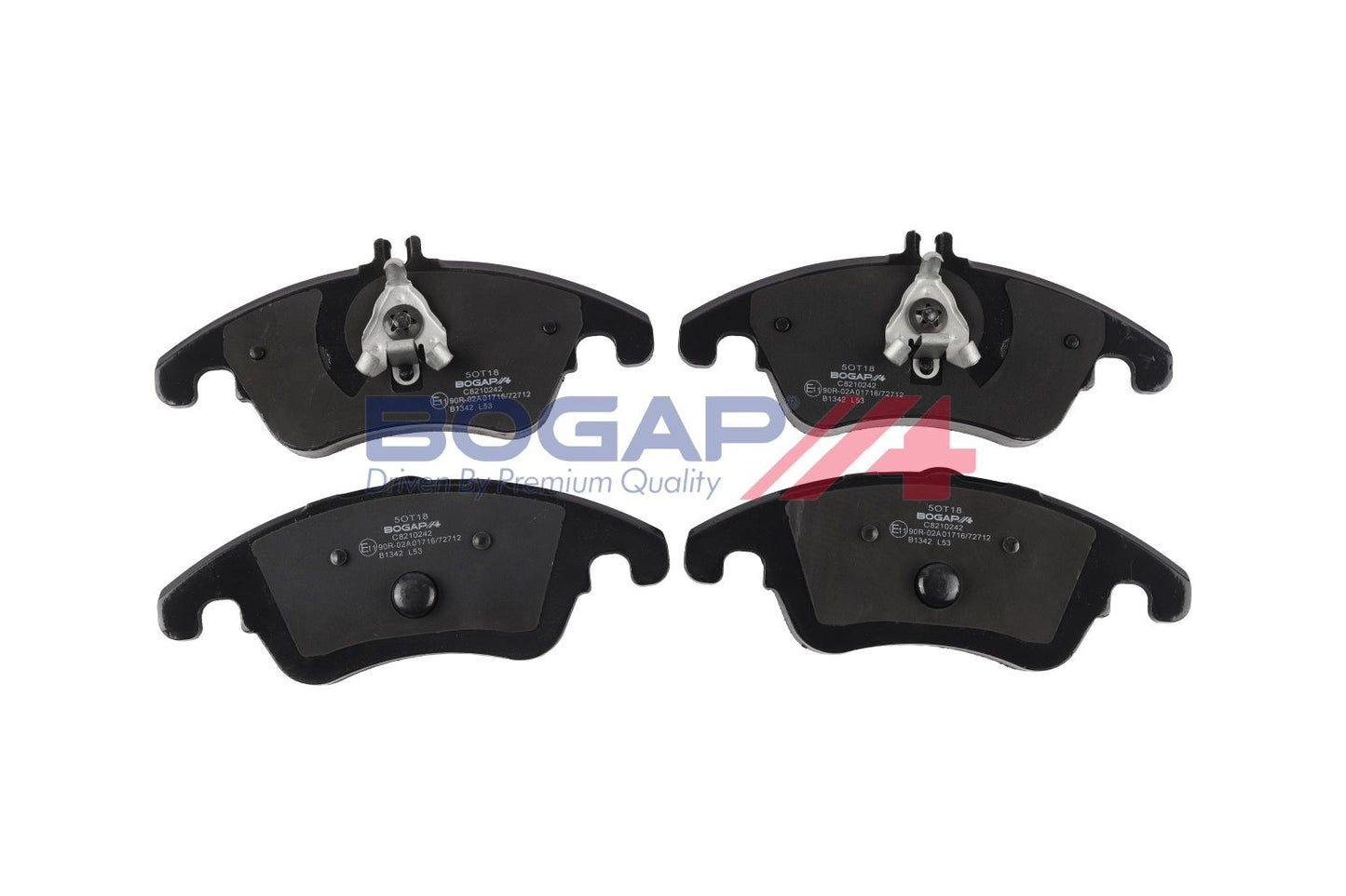 BOGAP C8210242 Brake Pad Set, Disc Brake
