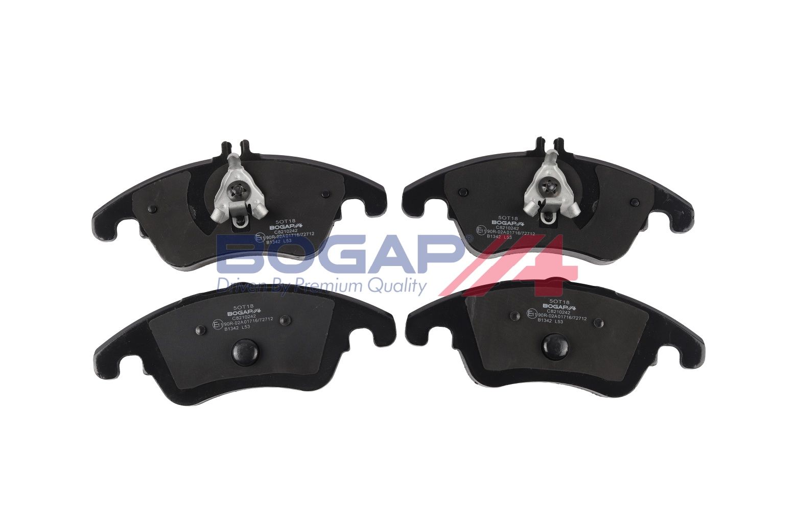 BOGAP C8210242 Brake Pad Set, Disc Brake