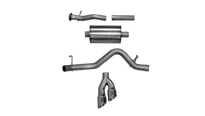CORSA Performance Corsa 2017-2022 Chevy Colorado 3.6L Extended Cab/ Long Bed Sport Cat-Back System Single Rear Exit