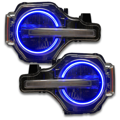 ORACLE Lighting Oracle 2021 Ford Bronco DRL Upgrade w/ Halo Kit - ColorSHIFT w/ No Controller