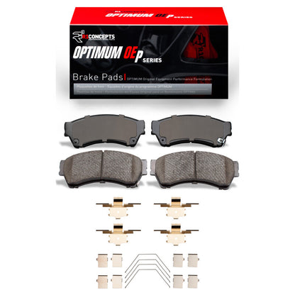 R1 Concepts R1 06-12 Ford Fusion Front Optimum OE Pads & Hardware Kit