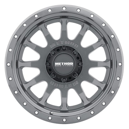 Method Wheels Method MR605 NV 20x10 -24mm Offset 8x170 124.9mm CB Gloss Titanium Wheel
