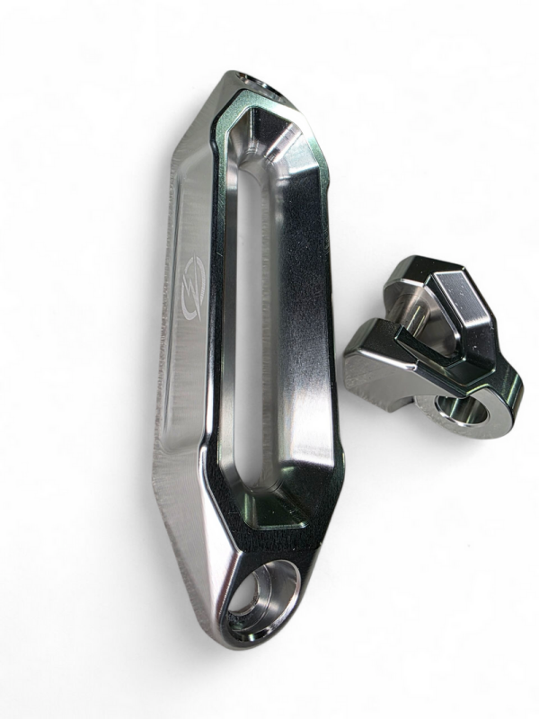 Elektric Off Road Elektric Offroad Winch Hawse Fairlead And Hook Combo Anodized Clear