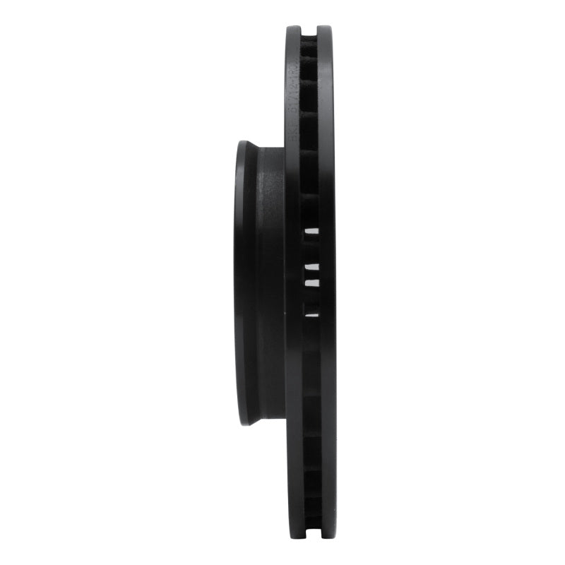 R1 Concepts R1 06-12 Dodge Attitude (Mexico) Front Right Drilled & Slotted Black Brake Rotor