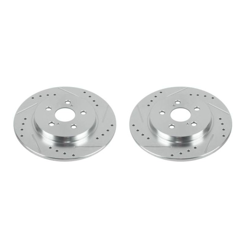 PowerStop Power Stop 11-17 Lexus CT200h Rear Evolution Drilled & Slotted Rotors - Pair