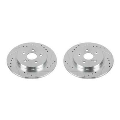 PowerStop Power Stop 11-17 Lexus CT200h Rear Evolution Drilled & Slotted Rotors - Pair