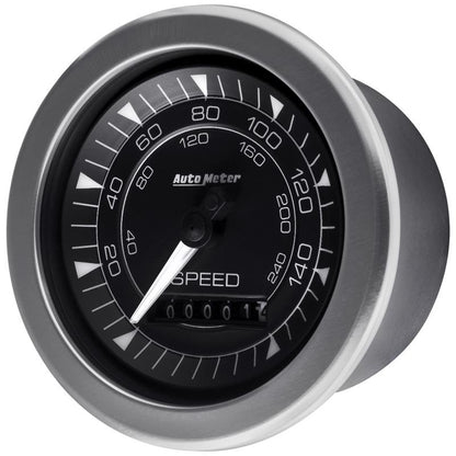 Autometer Chrono 3-3/8in 160MPH Electric Programmable Speedometer Gauge