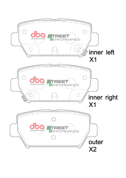 DBA 2018+ Mitsubishi Eclipse Cross SP Performance Rear Brake Pads