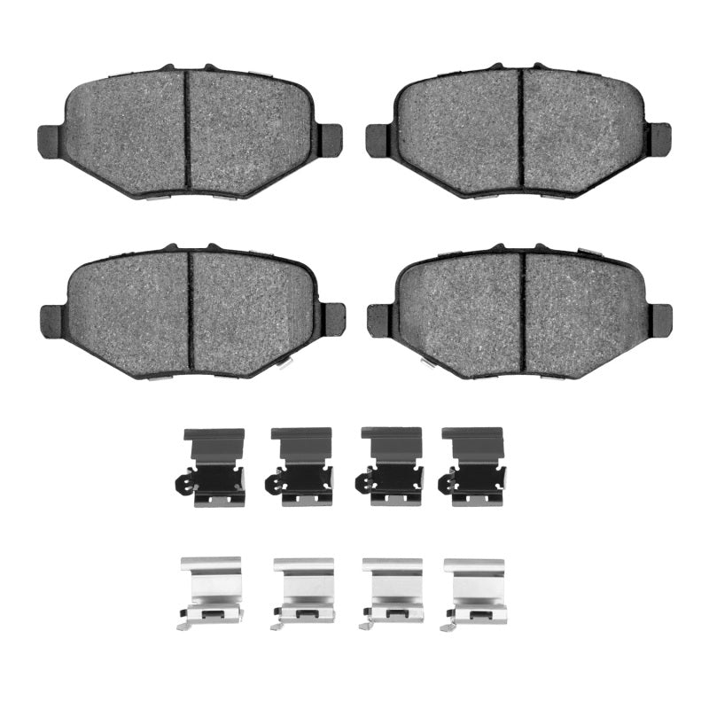 R1 Concepts R1 13-19 Ford Explorer Rear Semi Met Pads & Hardware Kit