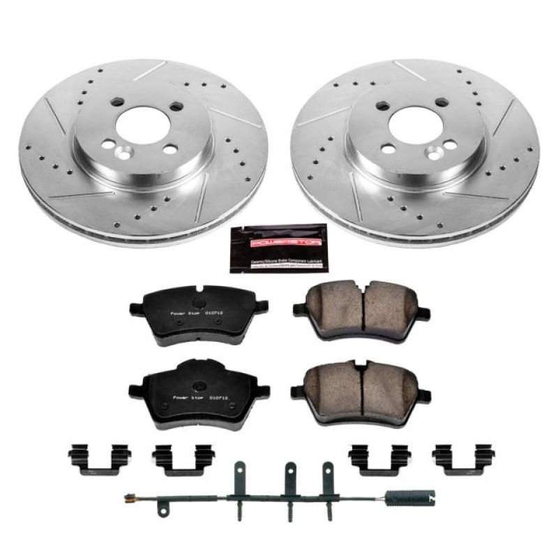 PowerStop Power Stop 07-08 Mini Cooper Front Z23 Evolution Sport Brake Kit