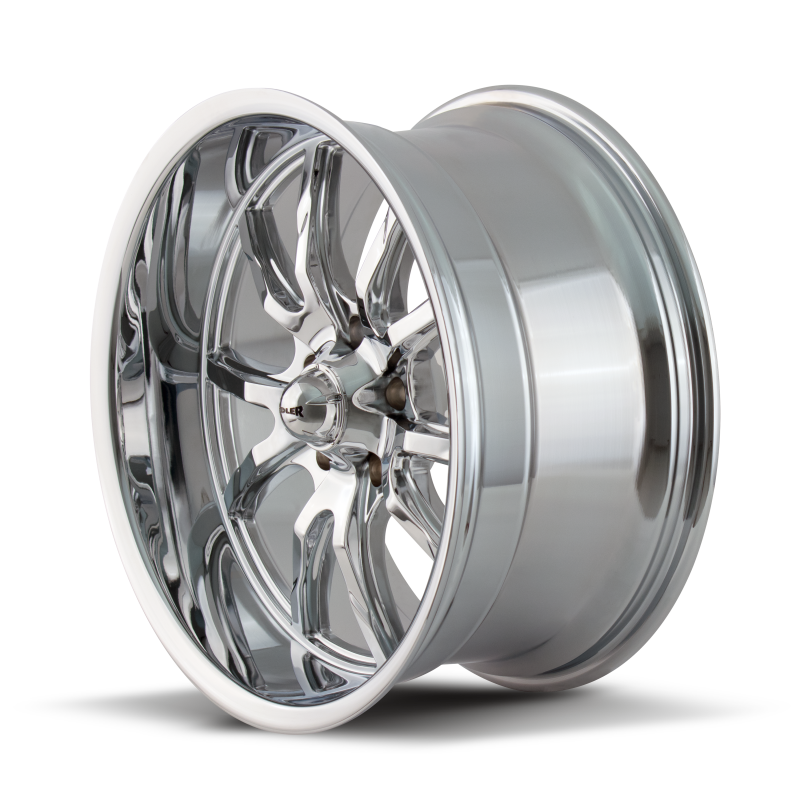 Ridler Wheels Ridler 650 18x8 / 5x120.65 BP / 0mm Offset / 83.82mm Hub Chrome Wheel