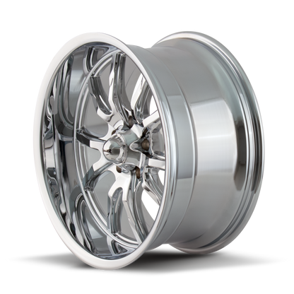 Ridler Wheels Ridler 650 18x9.5 / 5x127 BP / 0mm Offset / 83.82mm Hub Chrome Wheel