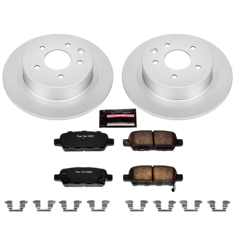 PowerStop Power Stop 02-06 Nissan Altima Rear Z17 Evolution Geomet Coated Brake Kit