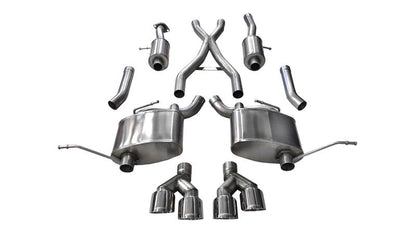 CORSA Performance Corsa 2014-2021 Jeep Grand Cherokee Summit Edition Polished 2.5in Dual Rear Exit Cat-Back Exhaust