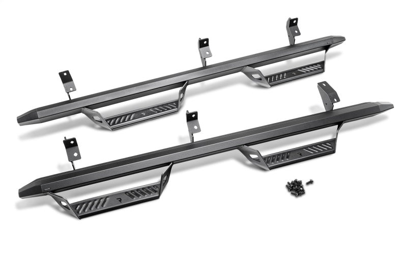 N-Fab Predator Pro Step System 15-17 GMC/Chevy Canyon/Colorado Ext Cab - Tex. Black