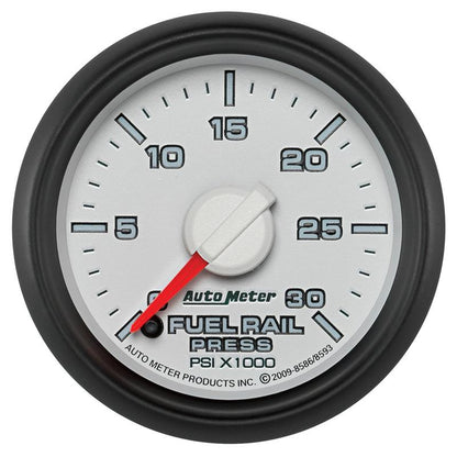 Autometer Factory Match Diesel Fuel Rail Pressure Gauge 52.4mm 0-30K PSI SE, Cummins 6.7 L, Dodge