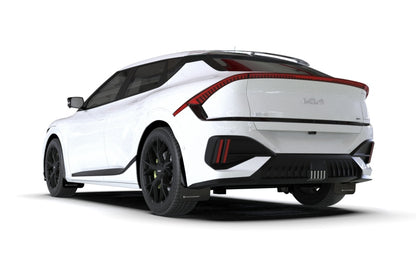 Rally Armor 25-26 Kia EV6 Base Light/GT/GT-Line Black Mud Flap - Metallic Black Logo