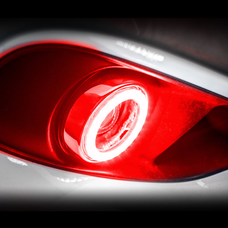 ORACLE Lighting Oracle 14-16 Chevrolet Sonic Surface Mount LED Fog Light Halo Kit - Red