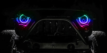 ORACLE Lighting Oracle 7in High Powered LED Headlights - Black Bezel - ColorSHIFT - BC1