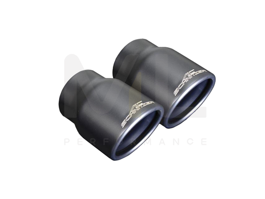 AC Schnitzer BMW F40 90mm Sport Black Ceramic Tailpipes (116d, 118i, 118d & 120dx)